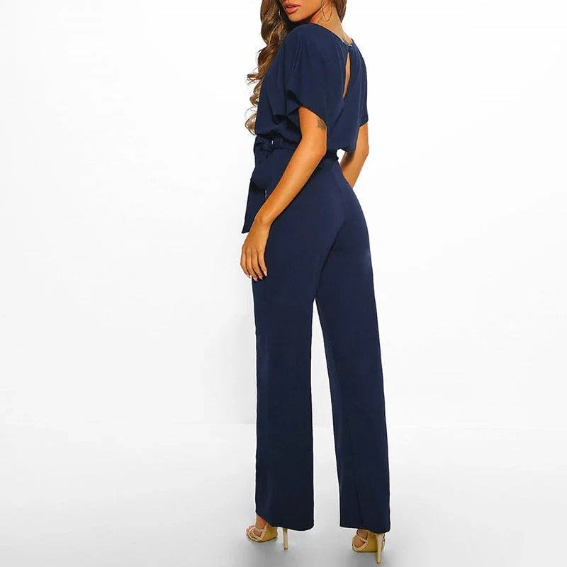 Women's Jumpsuit with Stretchy Waist and Full Body Coverage, 7 Colors