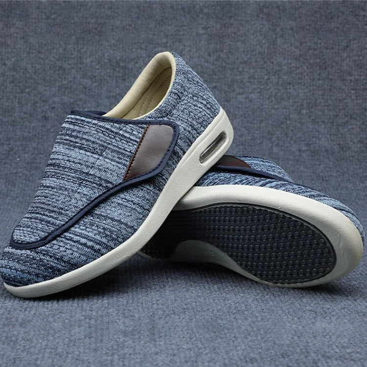 Broad-Fit Supportive Shoes with Adjustable Straps and Triple Padded Insoles for Women