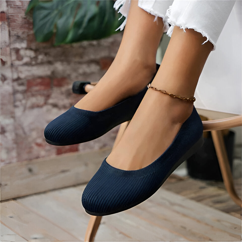 Slip-On Shoes with Memory Foam Insoles and Arch Support, Textured Grip Outsole
