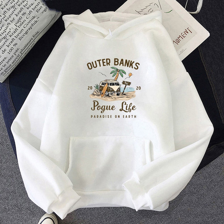 Oversized Hoodie Unisex Cozy Pullover Polyester Casual Relaxed Fit
