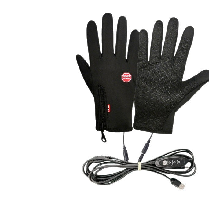 Heated Winter Gloves Electric Battery Powered Waterproof Touchscreen Compatible