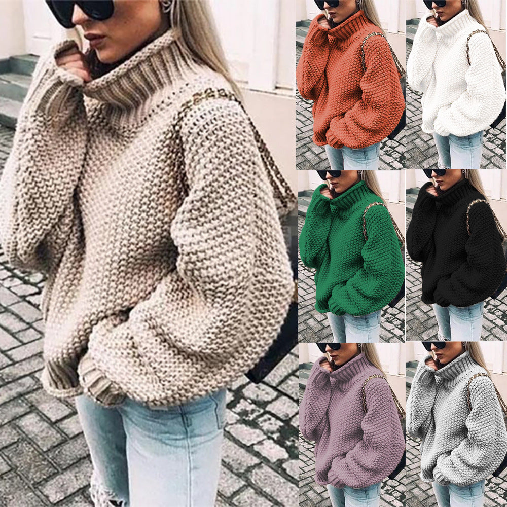 Turtleneck Sweater Women&