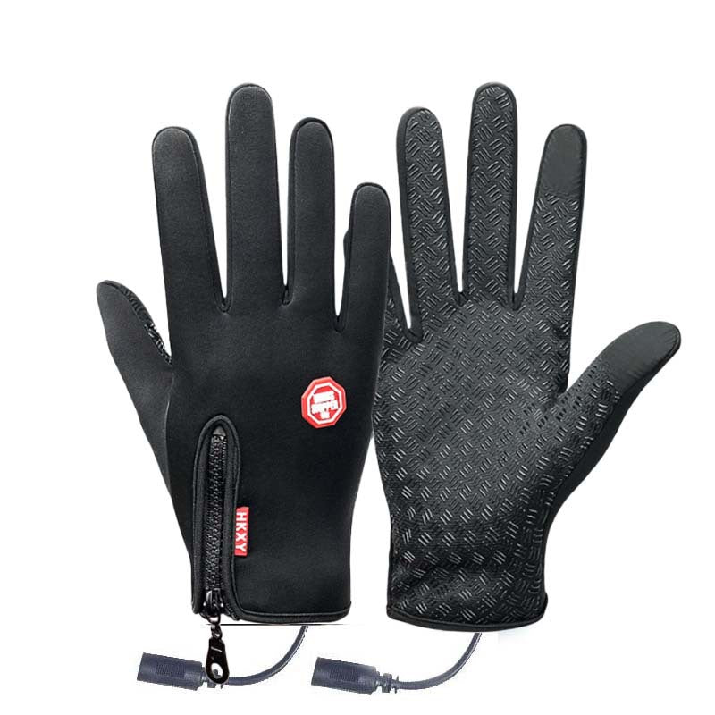 Heated Winter Gloves Electric Battery Powered Waterproof Touchscreen Compatible