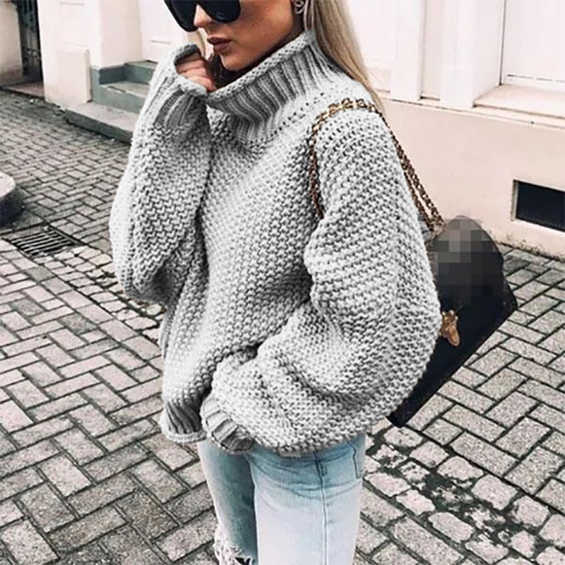 Turtleneck Sweater Women&