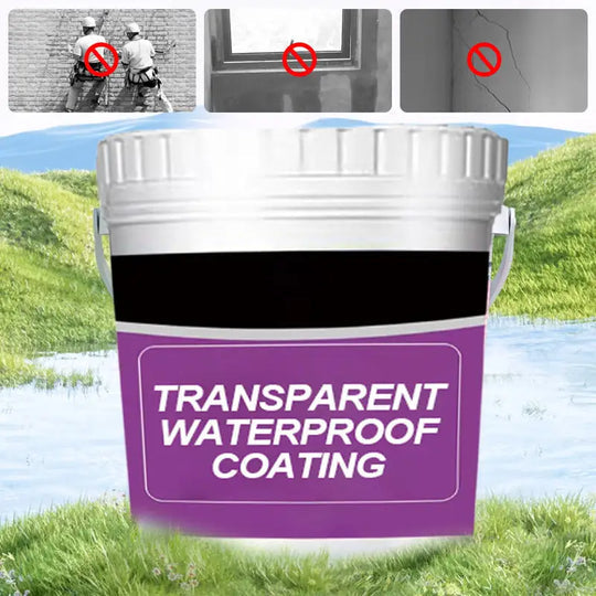 Transparent Coating with Crack Sealing Formula for Walls, Floors, and Tiles