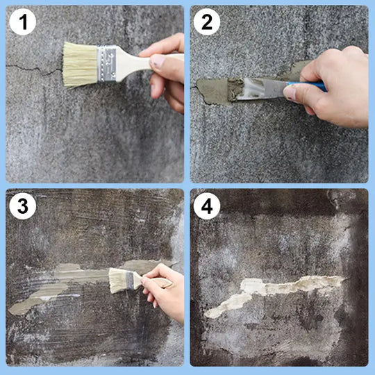 Transparent Coating with Crack Sealing Formula for Walls, Floors, and Tiles