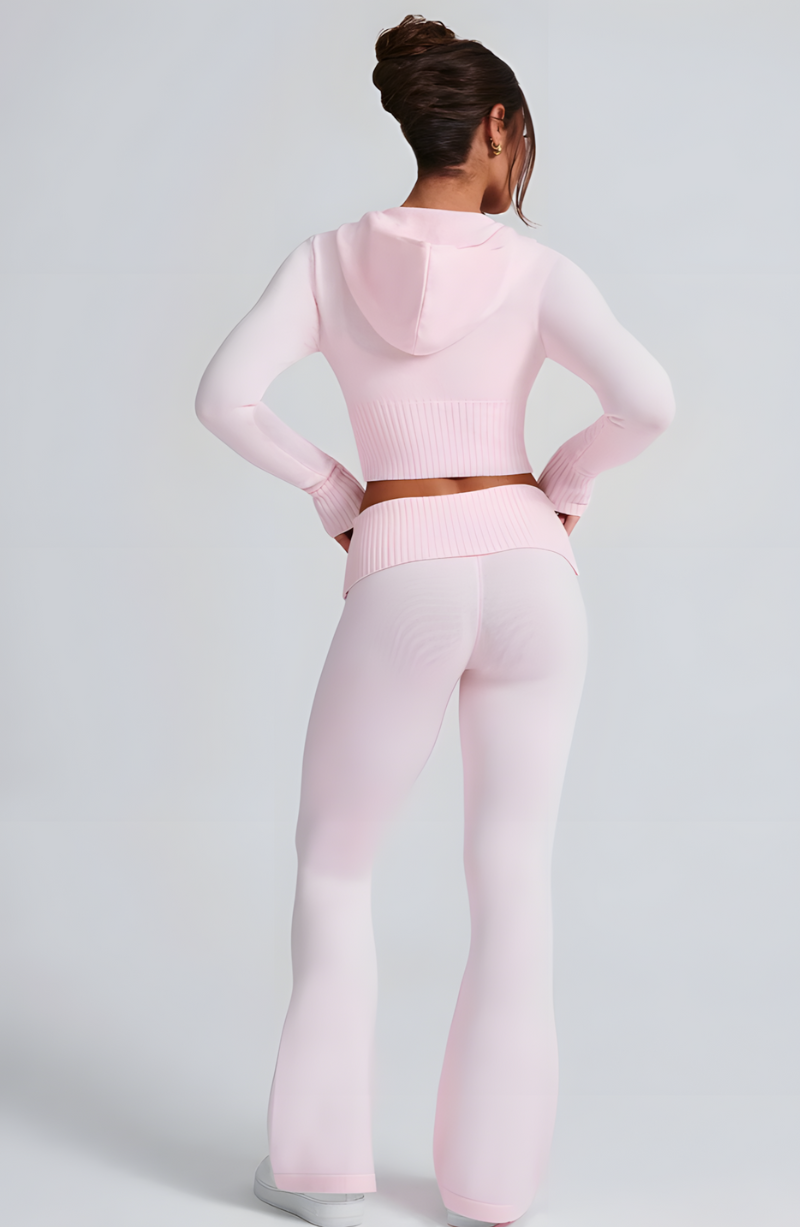 JULIET KNIT PANTS - PINK