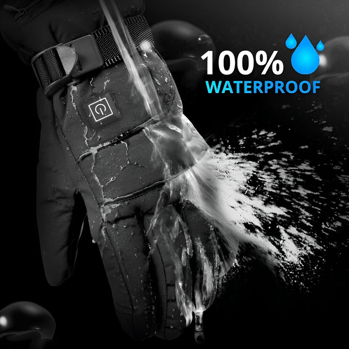 Heated Gloves Battery-Powered Winter Gloves With 8-Hour Heat