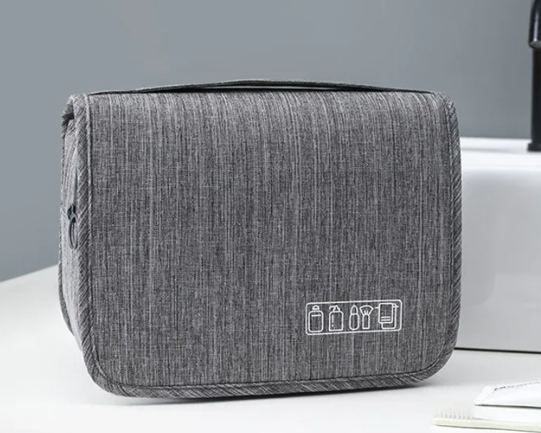 Hanging Toiletry Bag For Men Travel Dopp Kit With Multiple Compartments
