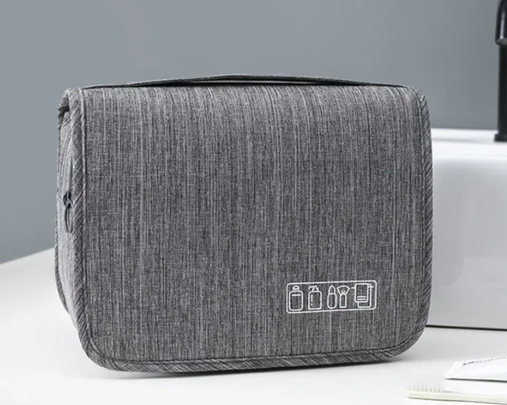 Hanging Toiletry Bag For Men Travel Dopp Kit With Multiple Compartments