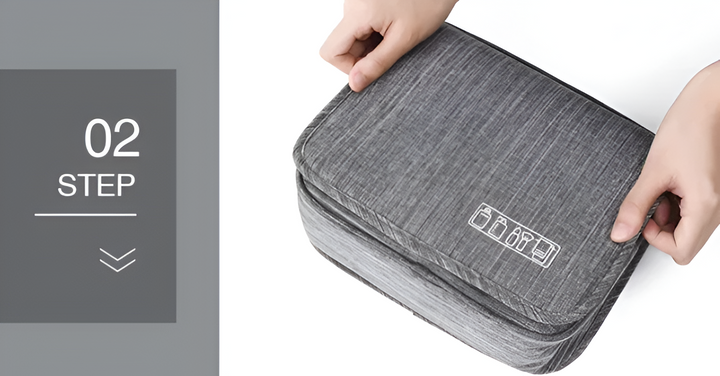 Hanging Toiletry Bag For Men Travel Dopp Kit With Multiple Compartments