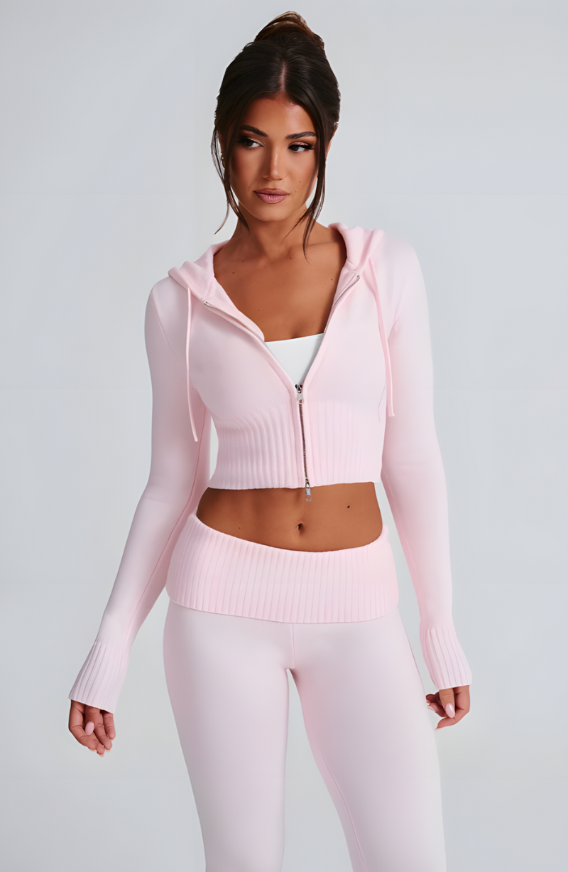 JULIET KNIT VEST - PINK