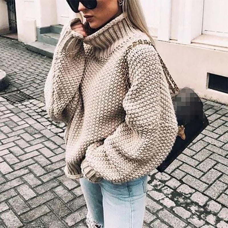 Turtleneck Sweater Women&