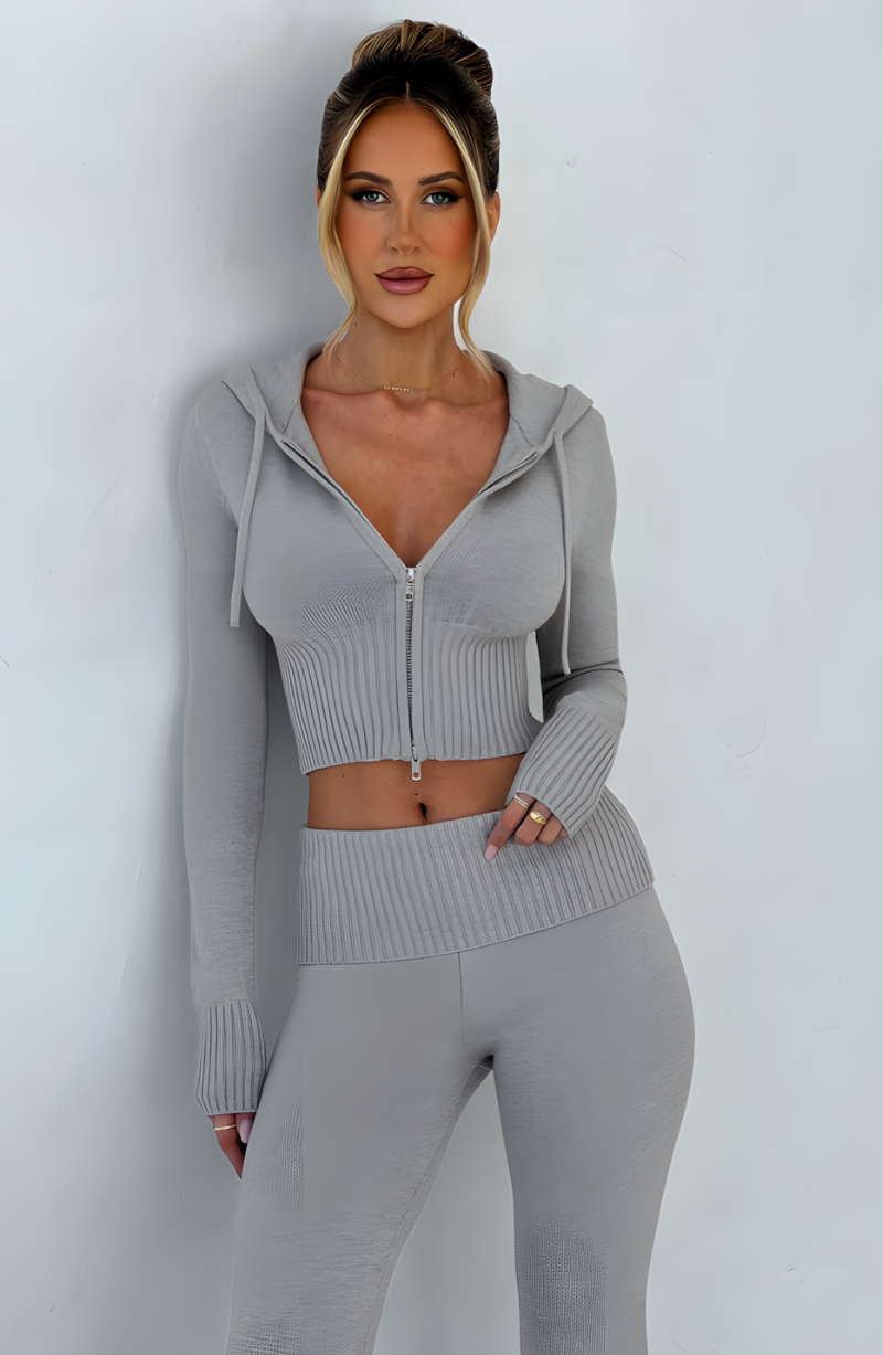 JULIET KNIT SET - GREY