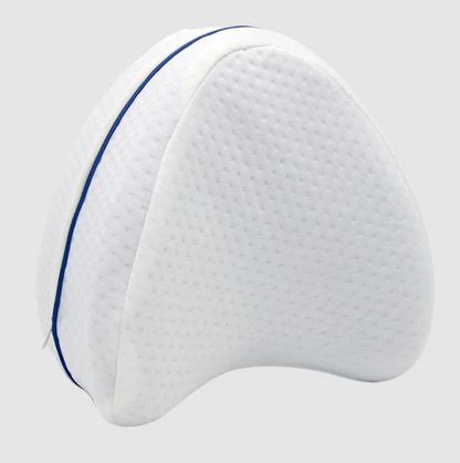 Memory Foam Knee Pillow with Crescent Shape and Washable Cover