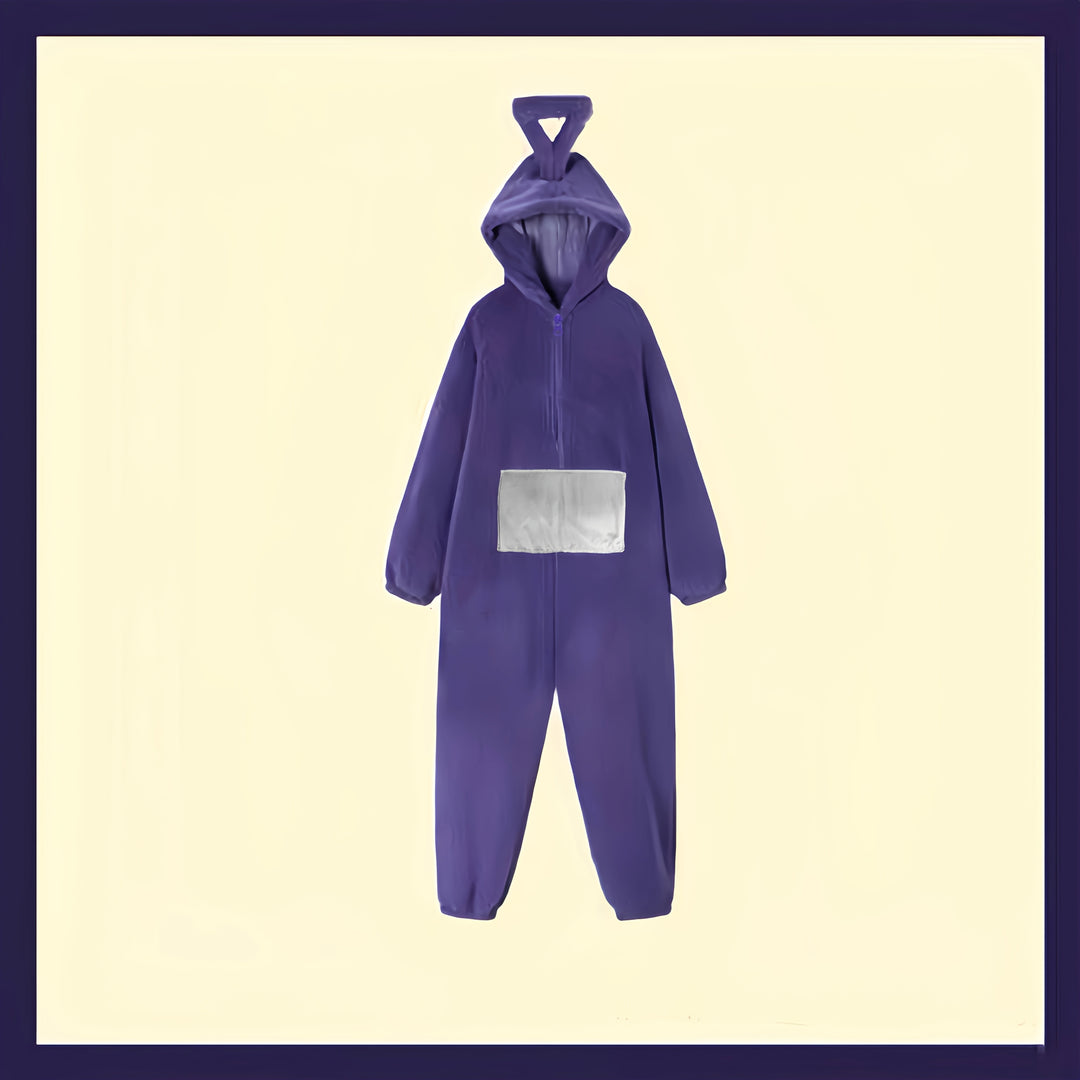 Onesie Costume Cartoon Pajamas With Hood And Glasses For Halloween Parties