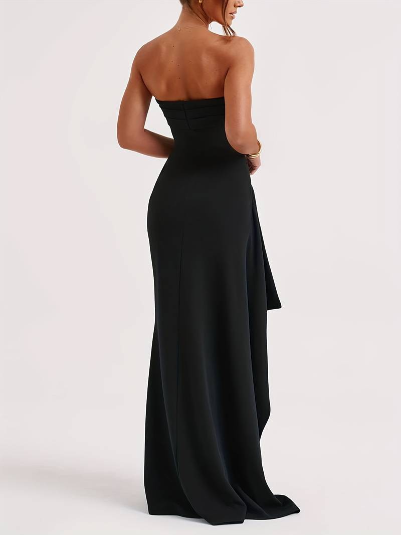 FIONA MAXI DRESS - MIDNIGHT BLACK