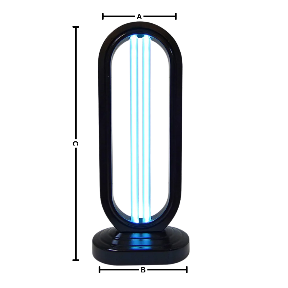UV-C Sanitizing Bulb with Remote Control and 3 Timer Modes for Bed Bugs and Germs