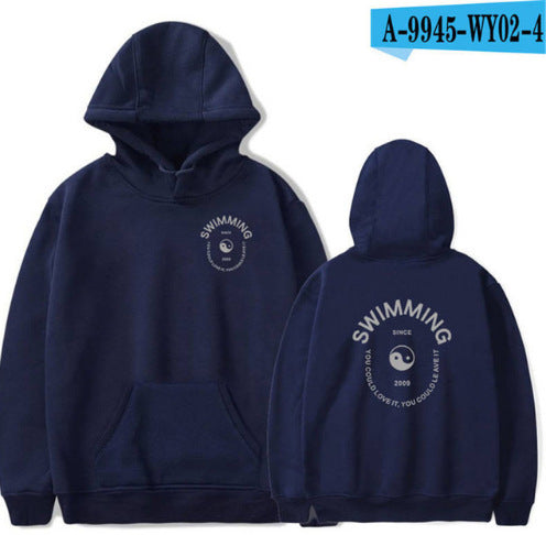Hoodie Pullover Warm Unisex Cotton Blend For Winter