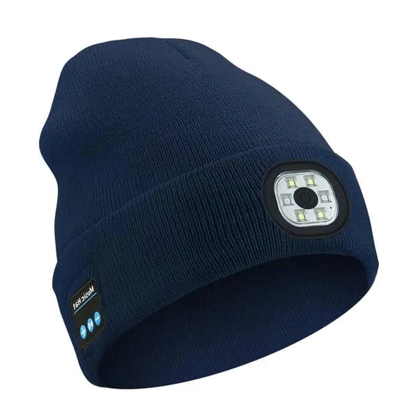 Bluetooth Beanie With Built In Speaker Microphone And Removable Battery