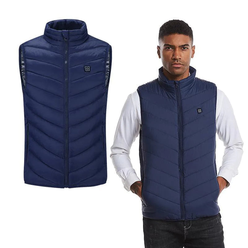 Heated Vest with 11 Carbon Fiber Zones and 12-Hour Battery Life