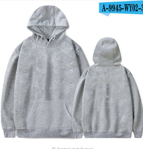 Hoodie Pullover Warm Unisex Cotton Blend For Winter