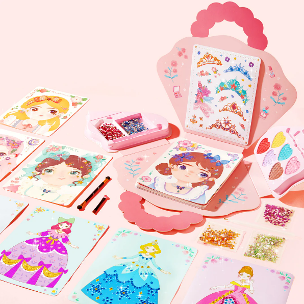 Princess 3-in-1 Dress Up And Makeup Game Set