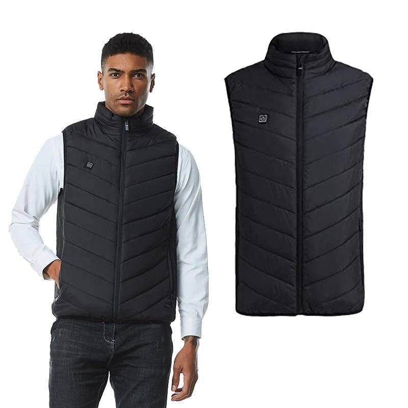 Heated Vest with 11 Carbon Fiber Zones and 12-Hour Battery Life