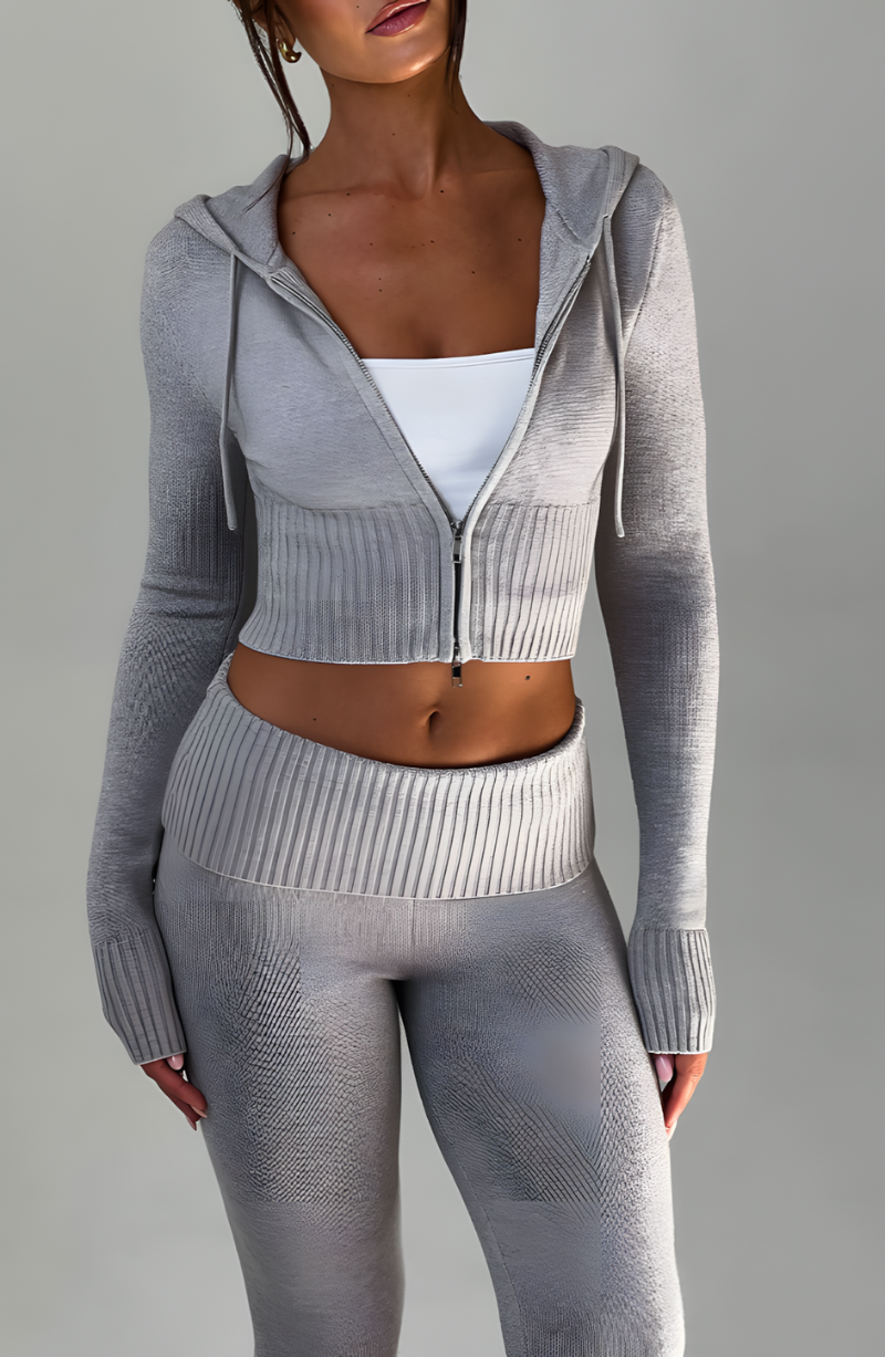 JULIET KNIT SET - GREY