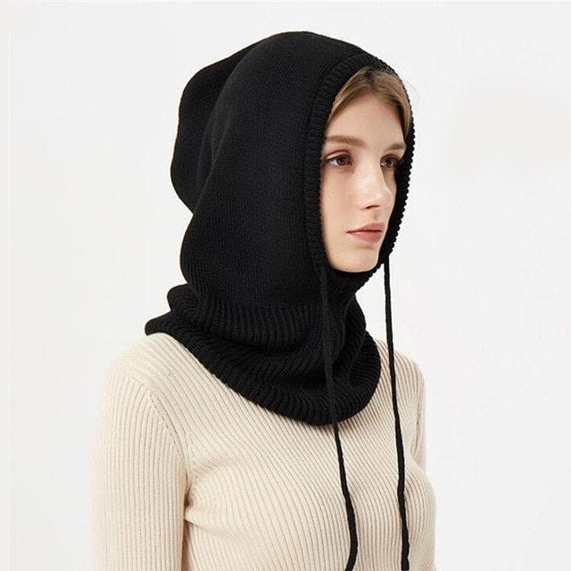 Knitted Hat Cashmere Blend Winter Beanie For Women And Men