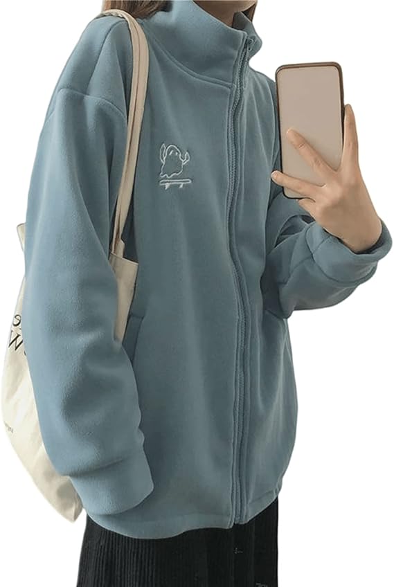 Embroidered Fleece Knit Women&