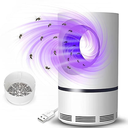 Silent UV Insect Trap with Vortex Fan and Chemical-Free Capture for Indoor Outdoor Use