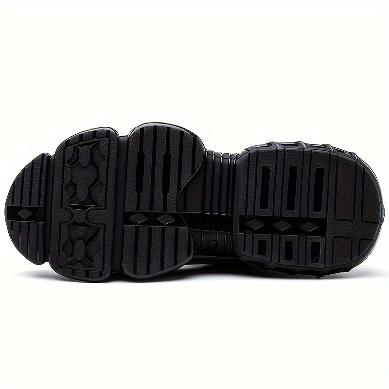 Steel Toe Safety Work Shoes For Men Breathable Non-Slip Puncture-Resistant Outdoor Casual