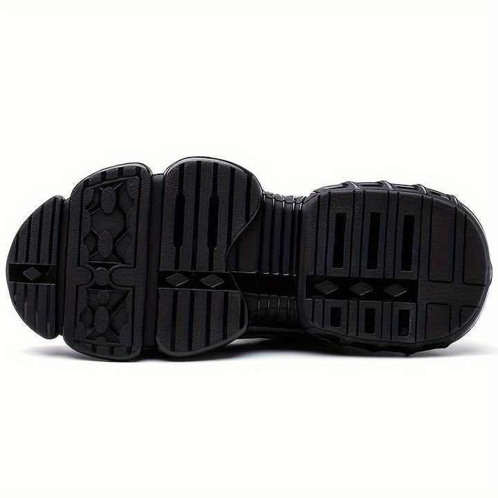 Steel Toe Safety Work Shoes For Men Breathable Non-Slip Puncture-Resistant Outdoor Casual