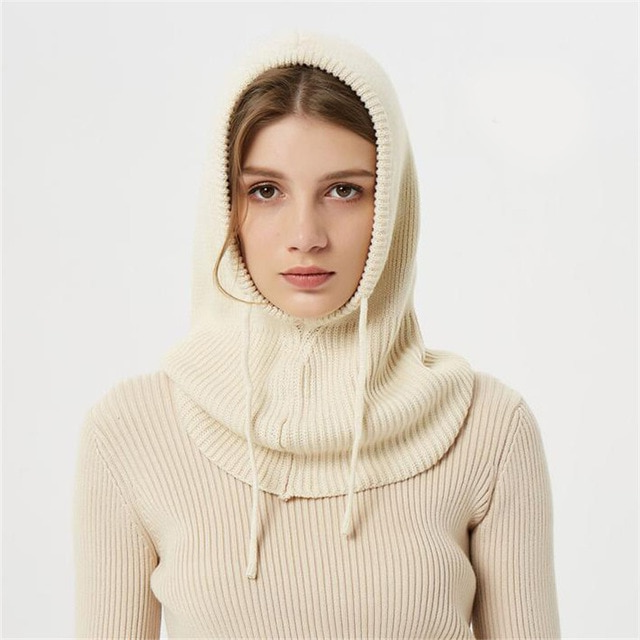 Knitted Hat Cashmere Blend Winter Beanie For Women And Men