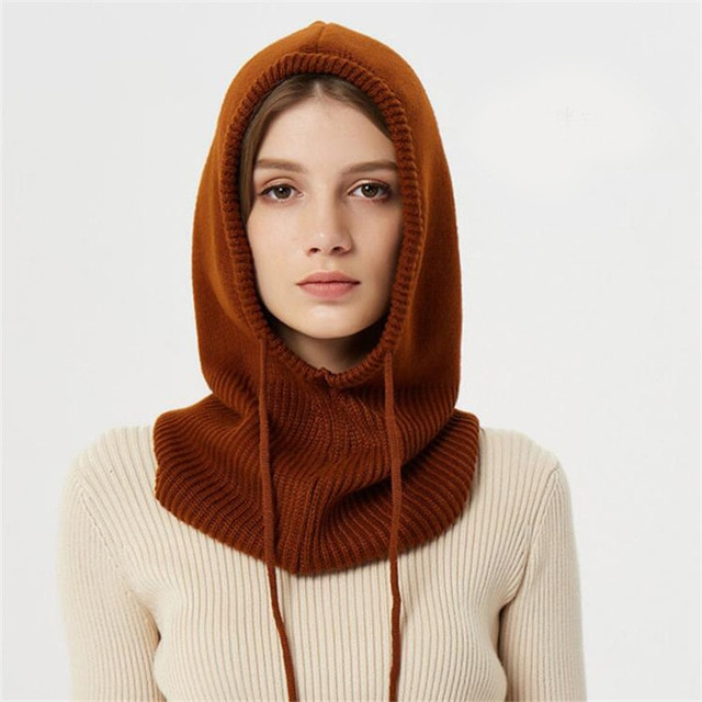 Knitted Hat Cashmere Blend Winter Beanie For Women And Men