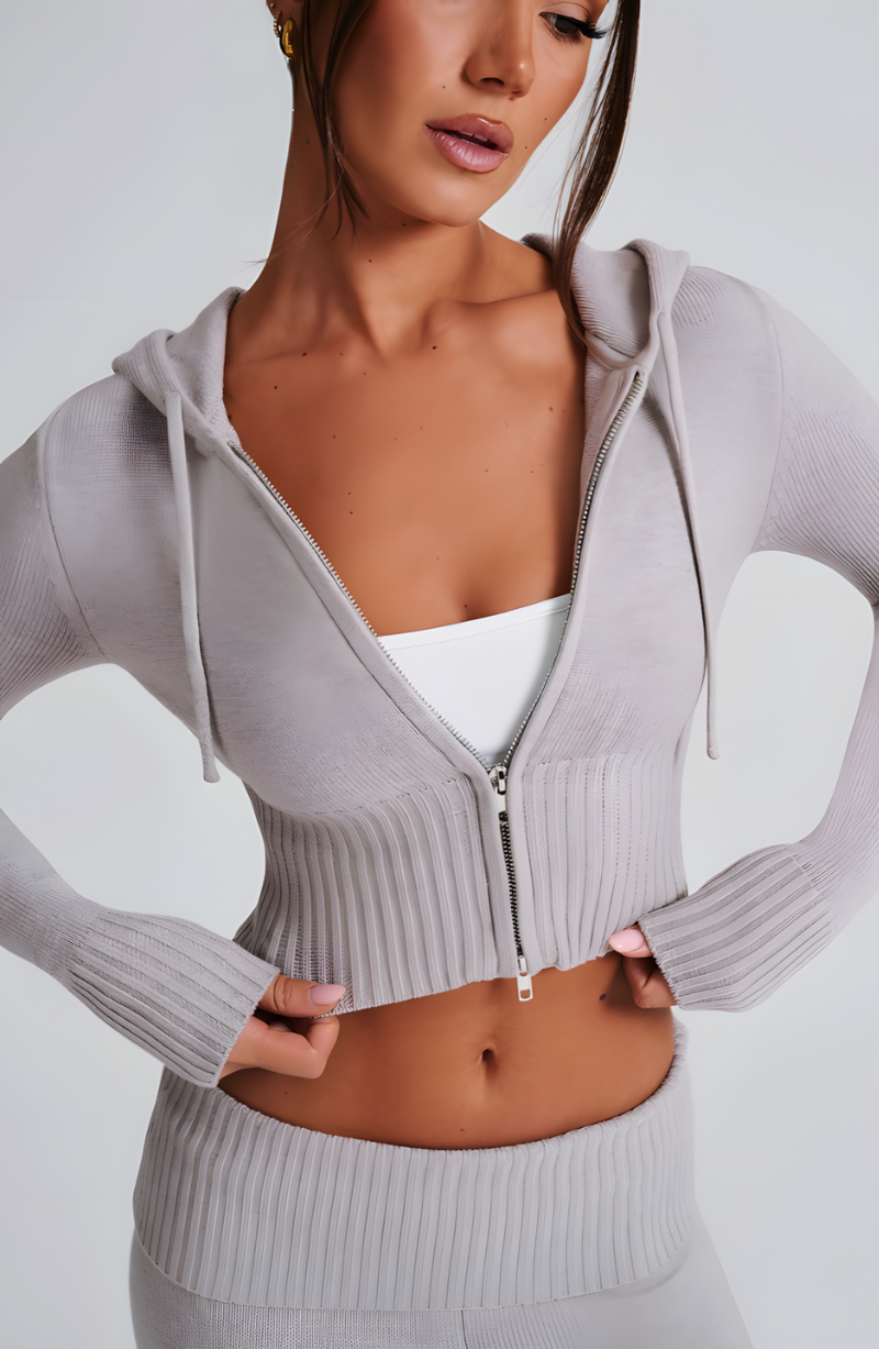 JULIET KNIT SET - GREY