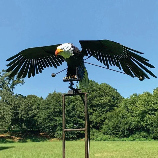 Outdoor Wind Activated Metal Bird Garden Decoration