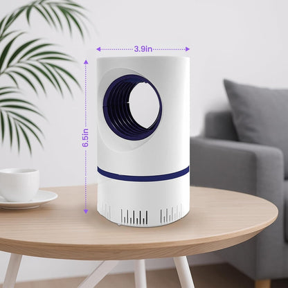 Silent UV Insect Trap with Vortex Fan and Chemical-Free Capture for Indoor Outdoor Use