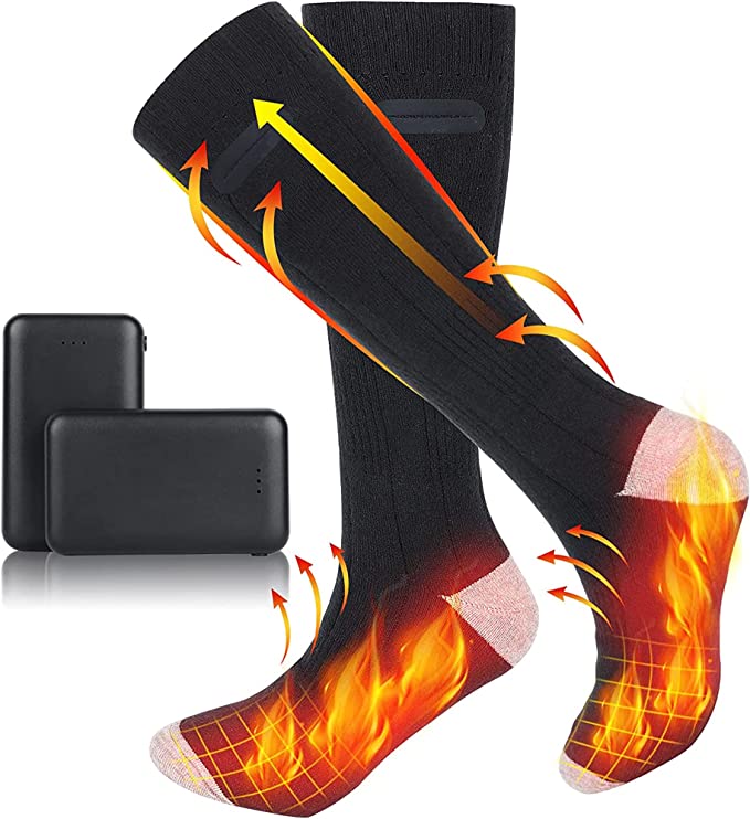 Heated Socks Rechargeable Battery-Powered Thermal Winter Warmers For Men Women