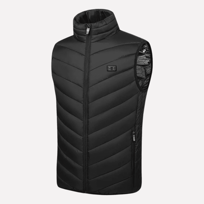 Heated Jacket For Men With Rechargeable Battery And Adjustable Heat