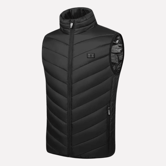 Heated Jacket For Men With Rechargeable Battery And Adjustable Heat