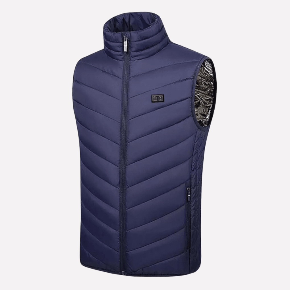 Heated Jacket For Men With Rechargeable Battery And Adjustable Heat