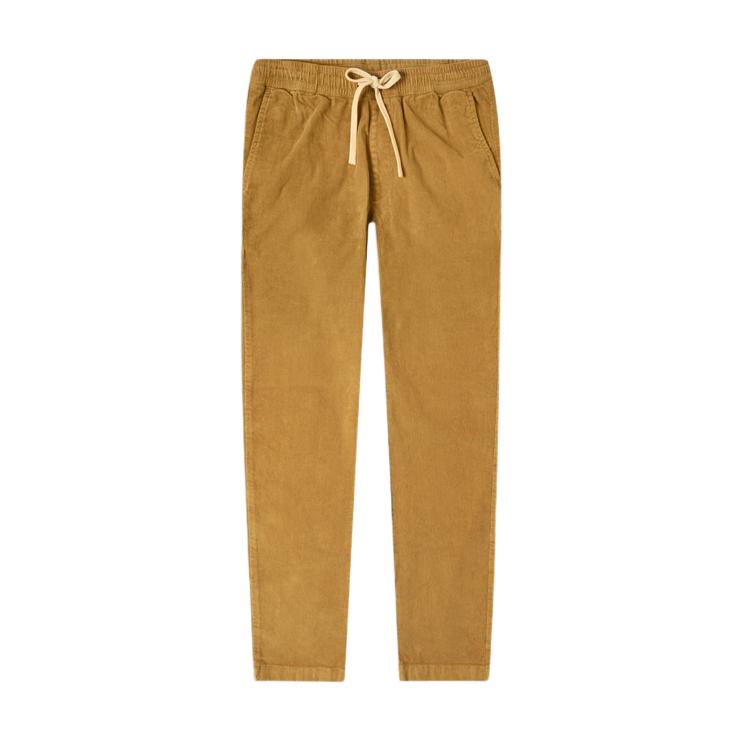 Corduroy Easy Pant British Khaki front flat