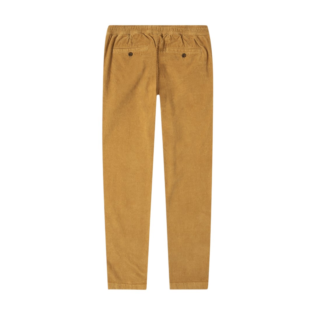 Corduroy Easy Pant British Khaki back flat