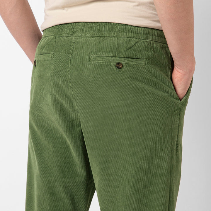 Corduroy Easy Pant Cactus back on model