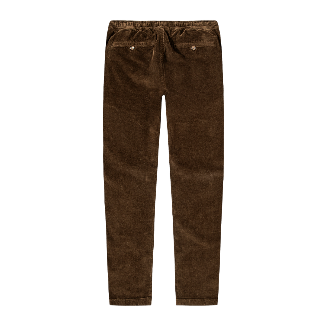 Corduroy Easy Pant Cocoa back flat