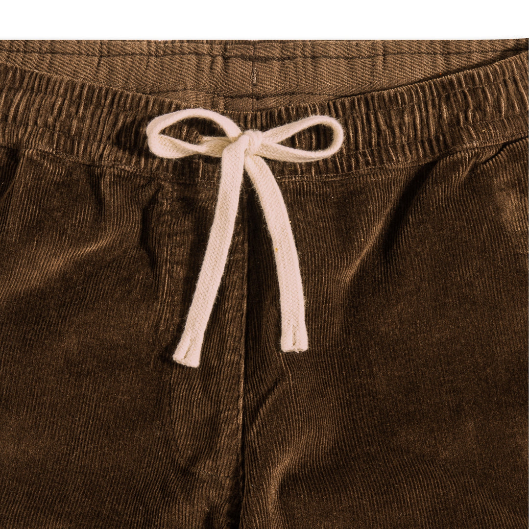Corduroy Easy Pant Cocoa close up front