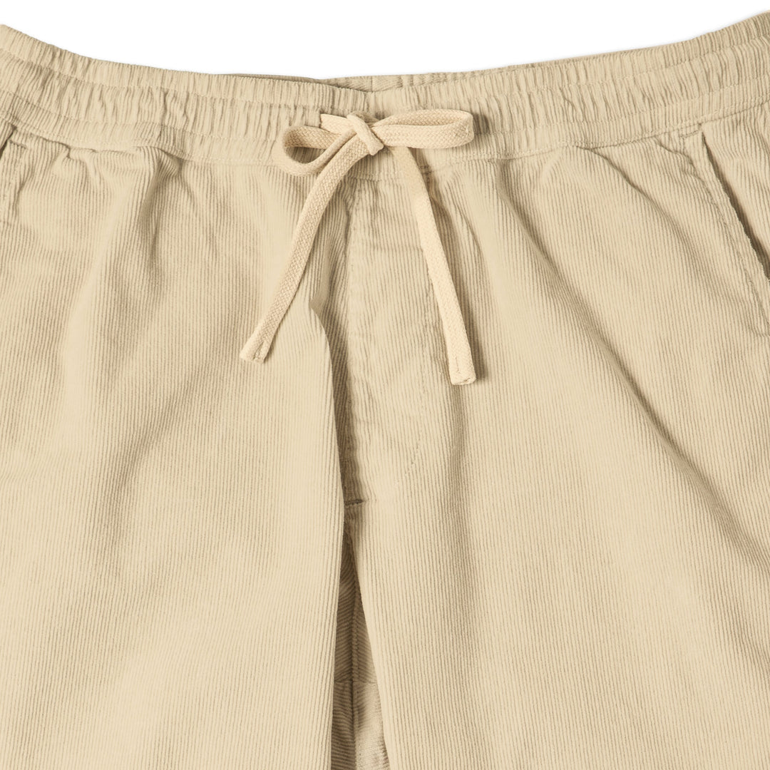 Corduroy Easy Pant Stone close up fabric