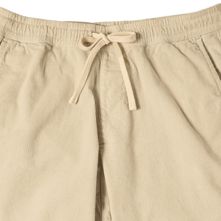 Corduroy Easy Pant Stone close up fabric